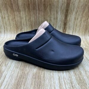 Oofos OOCloog Recovery Clog Men's Size 9 Black Slip On Comfort Shoes Casual